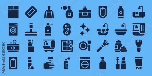 soap icon set
