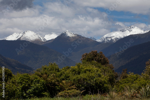 Mountains Westcoast New Zealand. Haast.