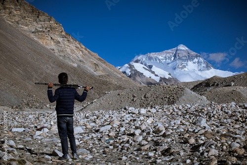 Hiking to Mount Everest in Tibet