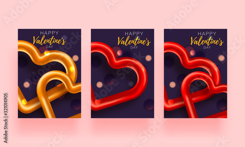 Love story set banner. Festive romantic background. Love poster special concept. Promotion brochure to Valentines day.