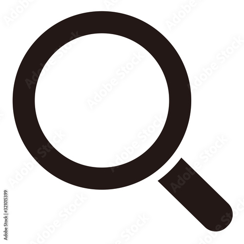 glass icon illustration inspect vector