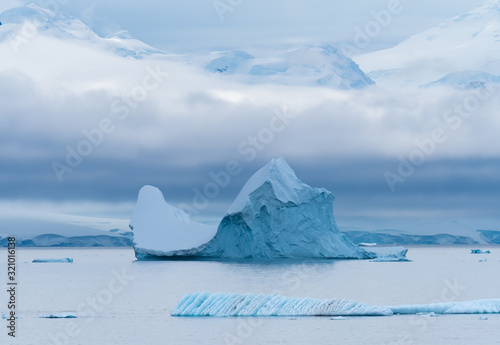 Stunning icy landscapes, Chiriguano Bay, Danko Island, Antarctic Peninsula, Antarctica photo