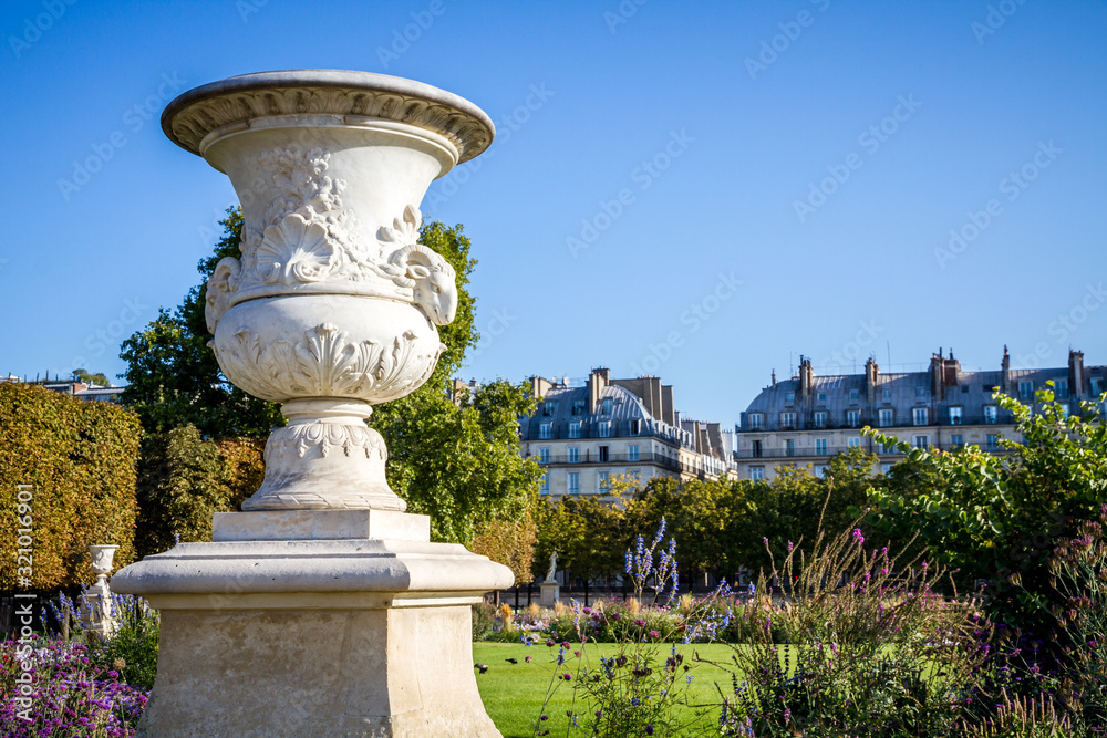 Fototapeta premium Tuileries Garden, Paris, France