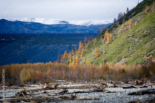 The autumn of Kolyma... The Far East of Russia. The city of Magadan.