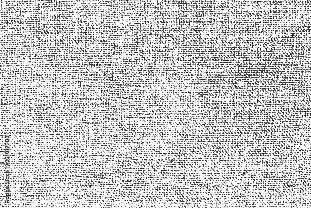 Old rough natural burlap grunge overlay texture as a background