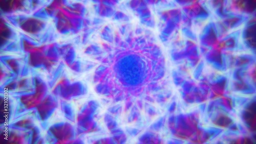 Wallpaper Mural Abstract multicolored motion graphics background. Or for yoga, clubs, shows, mandala, fractal animation Torontodigital.ca