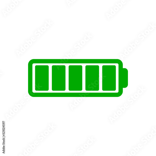 Batterieanzeige und Hintergrund