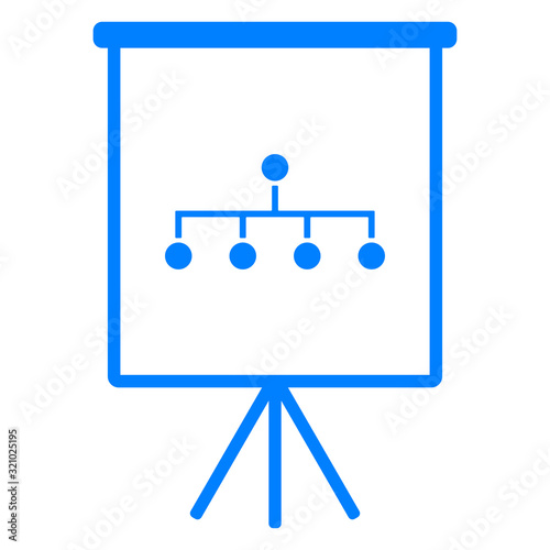 Netzwerk und Flipchart