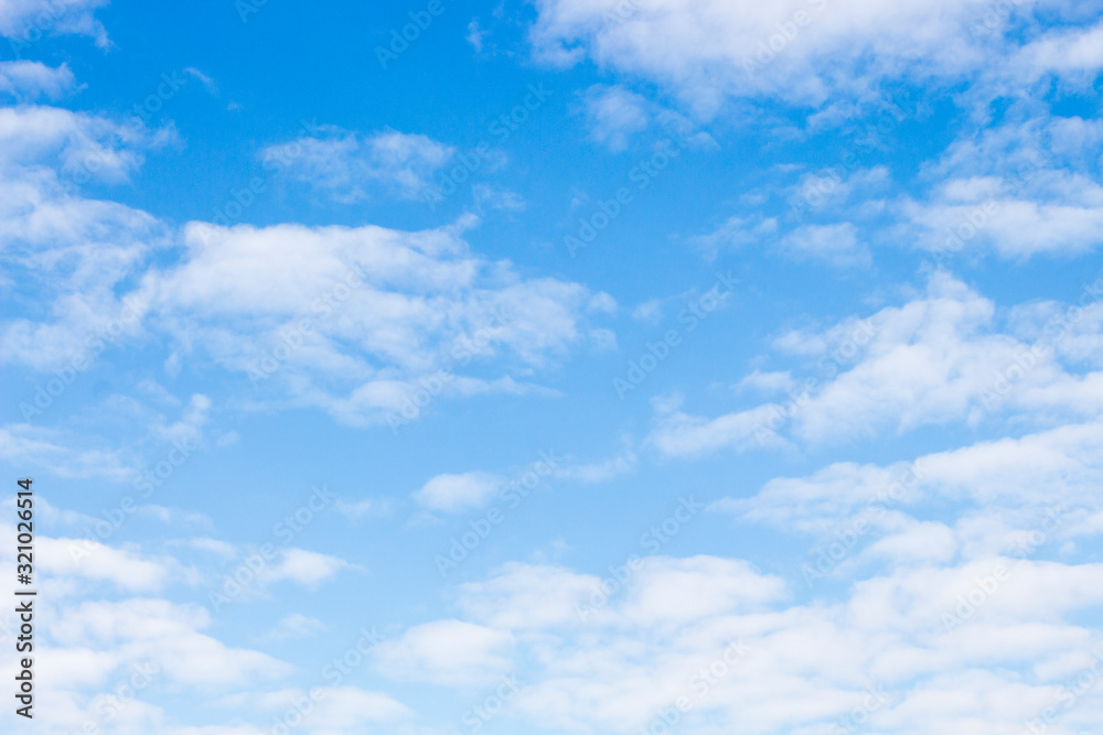 Bright blue sky with white clouds for background or wallpapers Bright blue sky with white clouds for background or wallpapers
