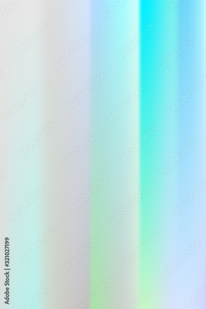 Fototapeta premium Holographic Vector. Glossy Cover. 