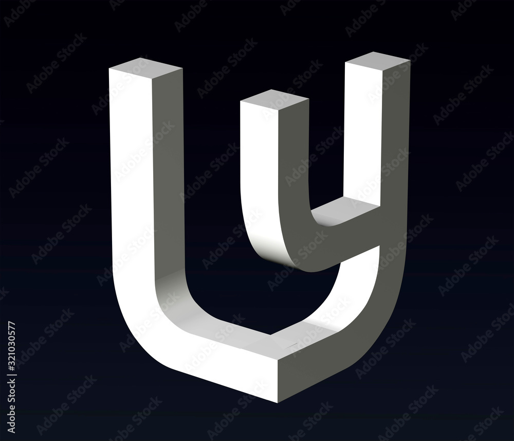 Font stylization of letters L and B, C, D, E, F, G, H, J, K, M, N, O, P, Q, R, S, T, U, V, W, X, Y, Z. font composition of the logo. 3D rendering. Font stylization of letters L and B, C, D, E, F, G, H, J, K, M, N, O, P, Q, R, S, T, U, V, W, X, Y, Z. font composition of the logo. 3D rendering.