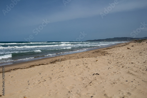 Sandy beach in the north of Sardinia  Italy