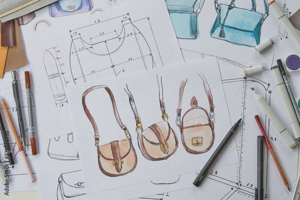 Designer stylish sketch Drawn design template pattern made leather clutch bag handbag purse Woman female Fashionable Fashion Luxury Elegant accessory. Designer stylish sketch Drawn design template pattern made leather clutch bag handbag purse Woman female Fashionable Fashion Luxury Elegant accessory.