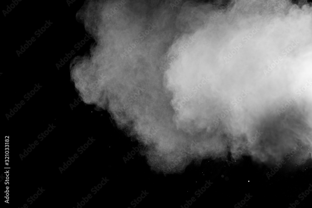 Explosion of colored powder isolated on black background. Abstract colored background. holi festival. Explosion of colored powder isolated on black background. Abstract colored background. holi festival.