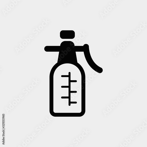 insecticide spray icon vector illustration and symbol for website and graphic design