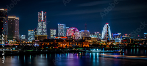 Night view of Yokohama                                     