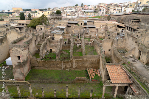 Ercolano Herculaneum ancient ruins