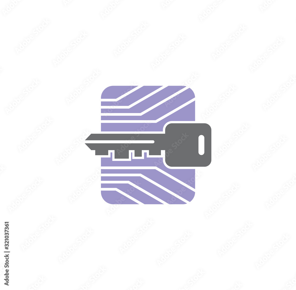 Smart key related icon on background for graphic and web design. Creative illustration concept symbol for web or mobile app Smart key related icon on background for graphic and web design. Creative illustration concept symbol for web or mobile app