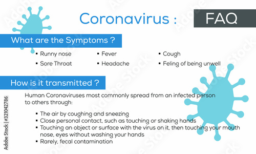 Vector illustration on the prevention and treatment of Coronavirus, safety precautions about the dangerous virus.