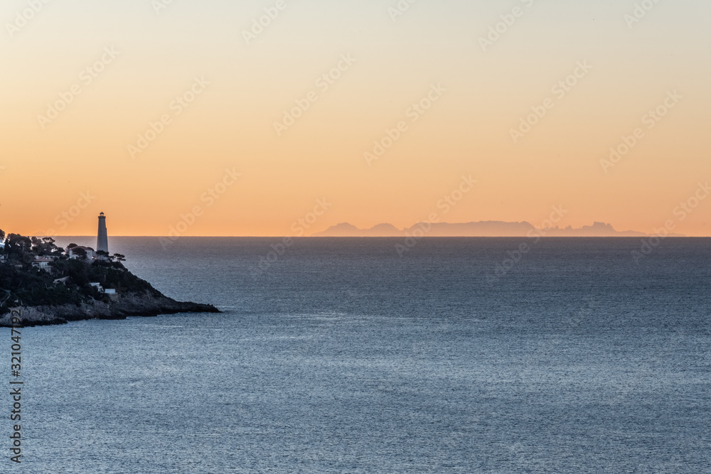 Lever de soleil sur le Cap Ferrat