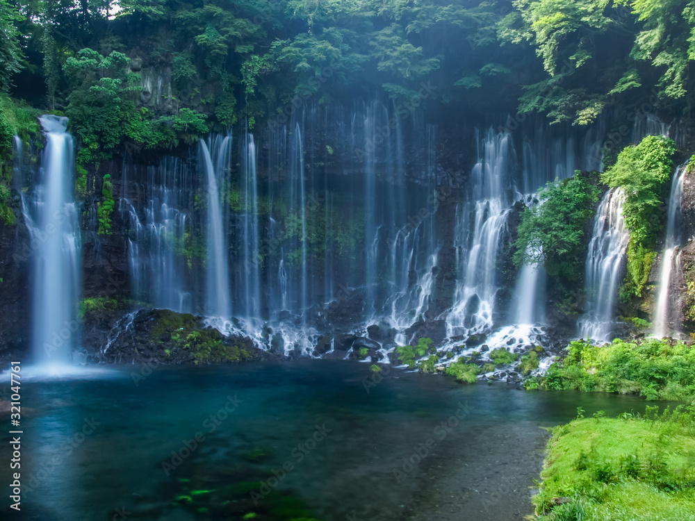 Fototapeta premium shiroitonotaki falls 白糸の滝