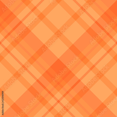 Seamless pattern in magnificent orange colors for plaid, fabric, textile, clothes, tablecloth and other things. Vector image. 2
