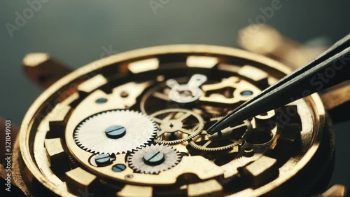 Wallpaper Mural Watchmaker is repairing the wristwatch, mechanical watch Torontodigital.ca