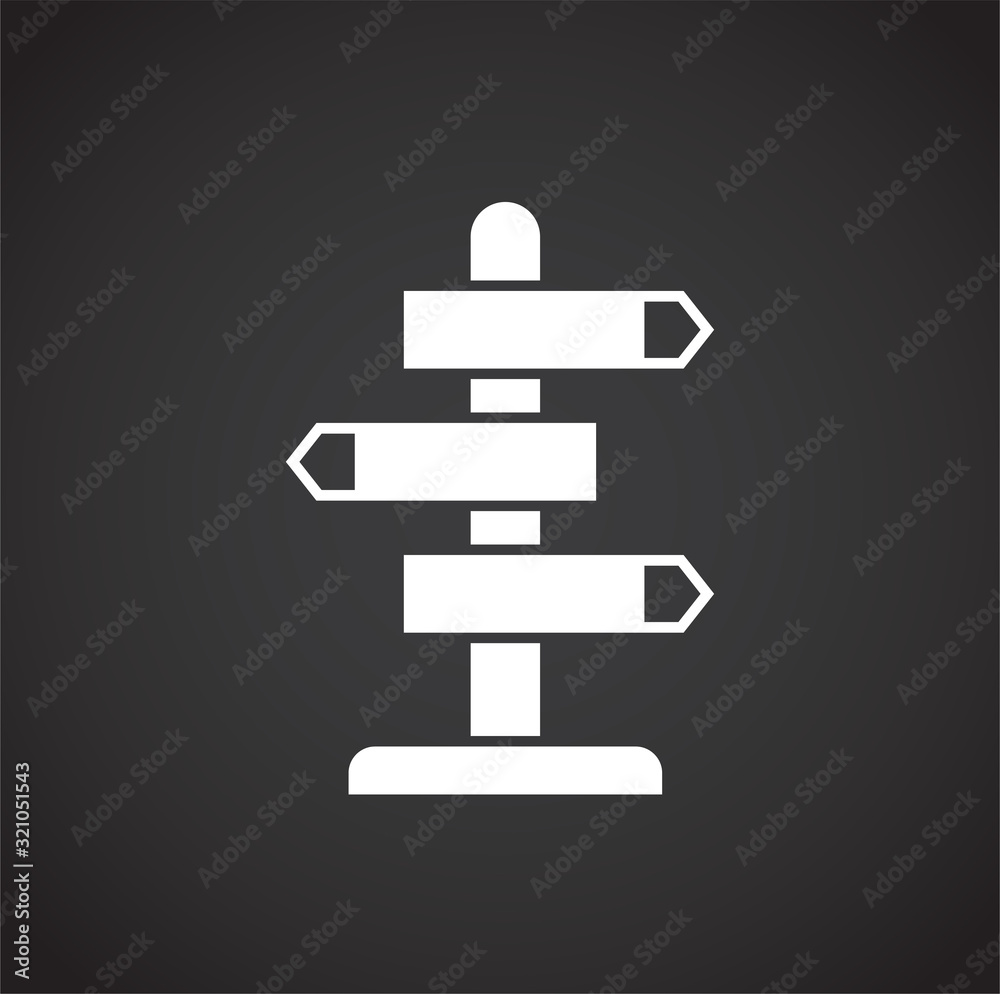 Travel related icon on background for graphic and web design. Creative illustration concept symbol for web or mobile app