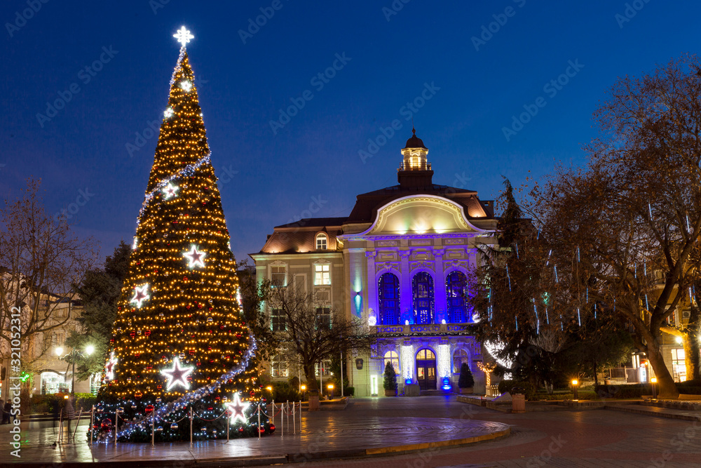 Christmas mood in the center of Plovdiv Bulgaria_2