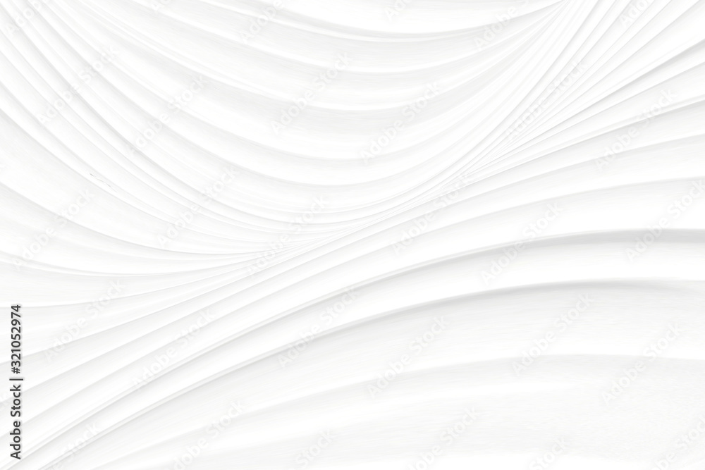 White background 3 d with elements of waves in a fantastic abstract design, the texture of the lines in a modern style for wallpaper. Light gray template for wedding ceremony or business presentation. White background 3 d with elements of waves in a fantastic abstract design, the texture of the lines in a modern style for wallpaper. Light gray template for wedding ceremony or business presentation.