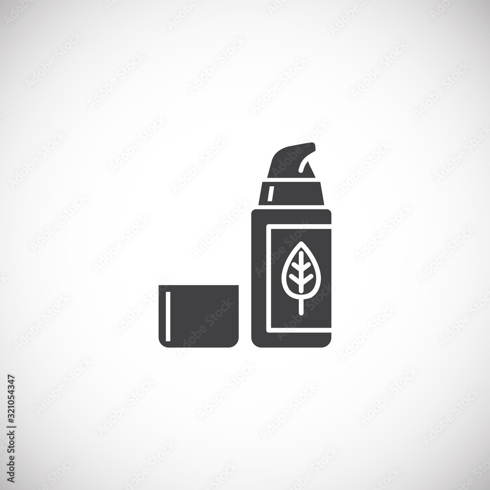 Natural cosmetics related icon on background for graphic and web design. Creative illustration concept symbol for web or mobile app Natural cosmetics related icon on background for graphic and web design. Creative illustration concept symbol for web or mobile app