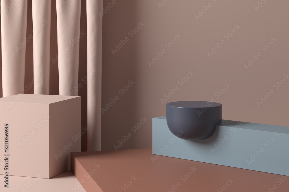 Abstract background, mock up scene geometry shape podium for product display. 3D rendering Abstract background, mock up scene geometry shape podium for product display. 3D rendering