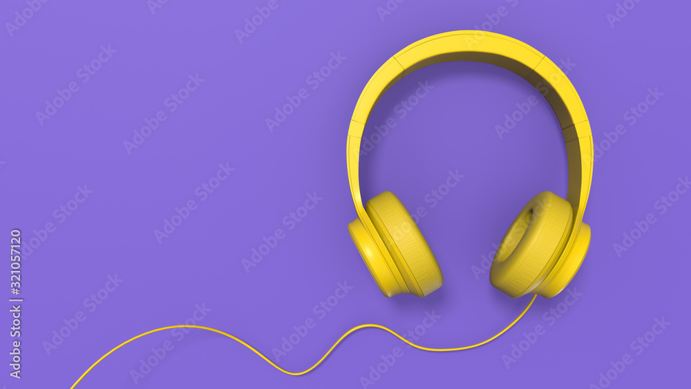 Sporty and colourful headphones Sporty and colourful headphones