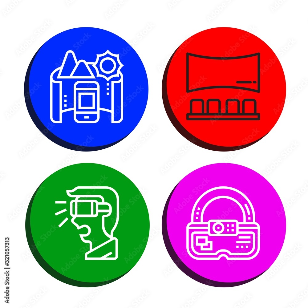 augmented icon set augmented icon set