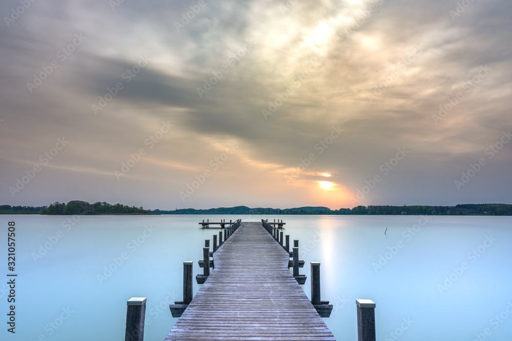 Fototapeta premium Ein Morgen am See