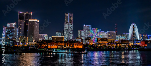 Night view of Yokohama                                     