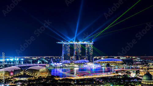 Singapore City view and Mar...