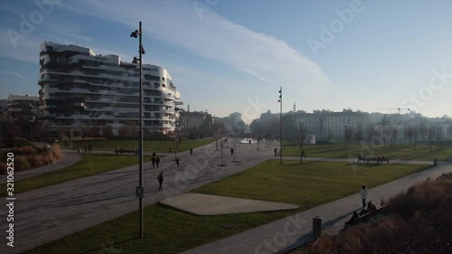 Milan, Italy. CityLife residential area