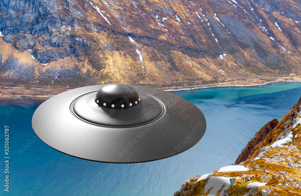 An UFO on approach An UFO on approach