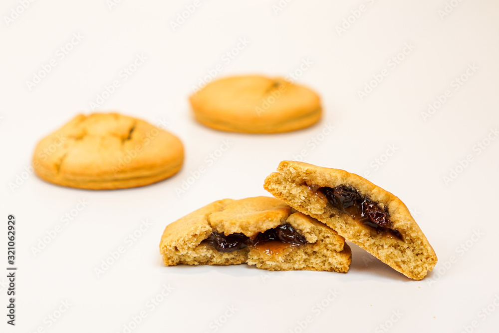 Raisin-filled cookies