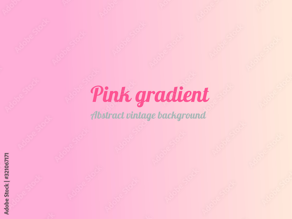 Pink color for Valentines day background.