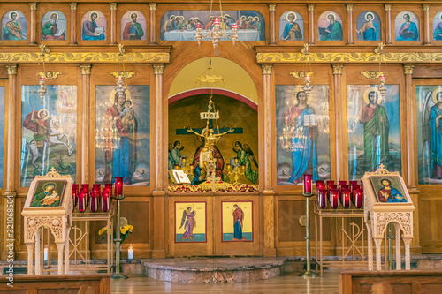 Saint Georges Greek Orthodox Church Altar Area © Tom