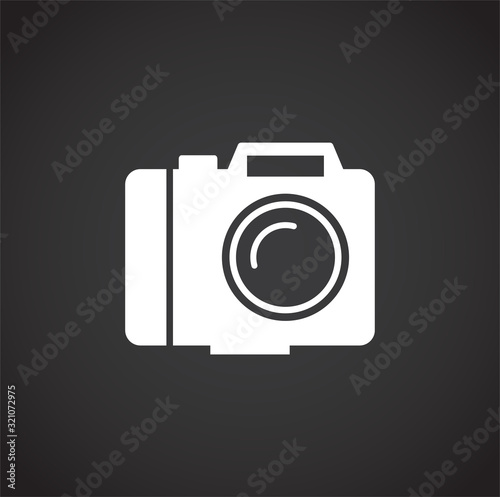 Travel related icon on background for graphic and web design. Creative illustration concept symbol for web or mobile app