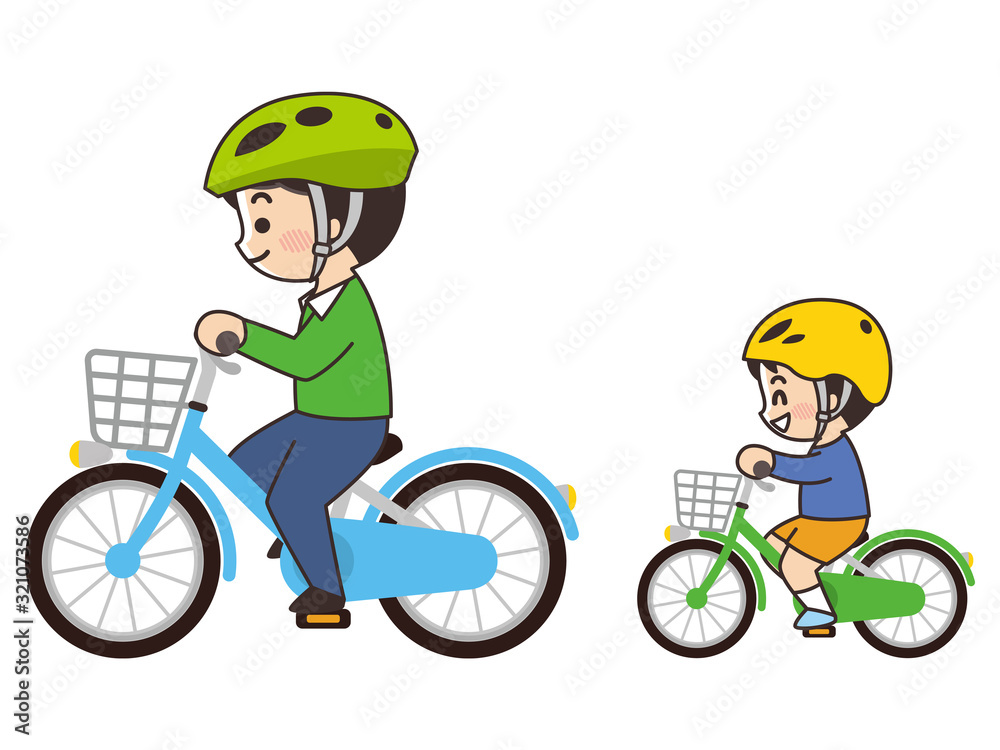 自転車 親子