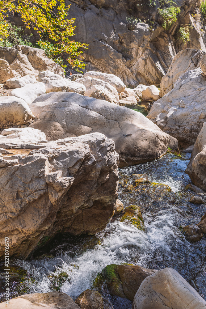 Vertical photography of beautiful sunny landscape of canyon in Turkey. Vertical photography of beautiful sunny landscape of canyon in Turkey.
