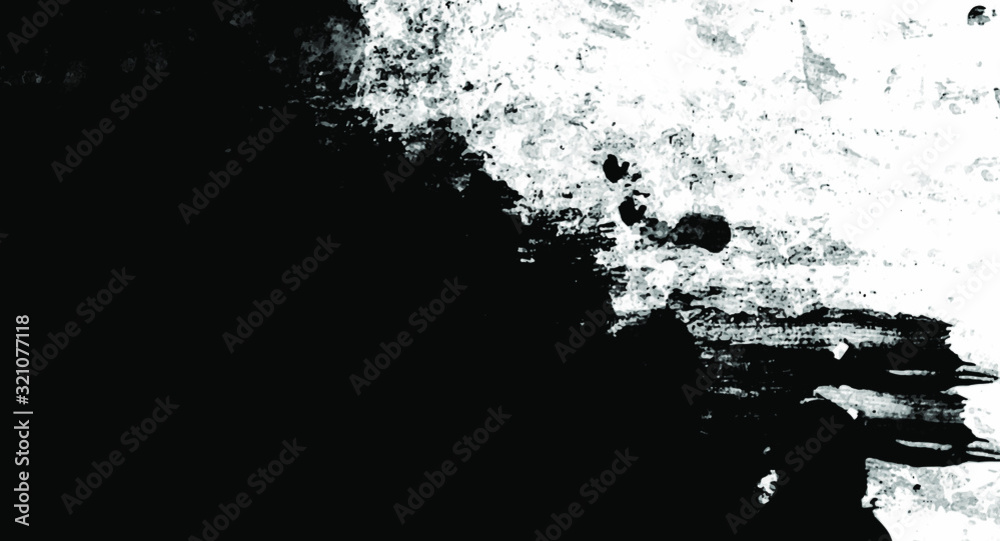 Obraz premium Abstract black watercolor background for your design, watercolor background concept, vector.