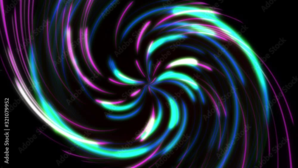 Abstract colorful spiral light beam background motion graphic. Abstract colorful spiral light beam background motion graphic.