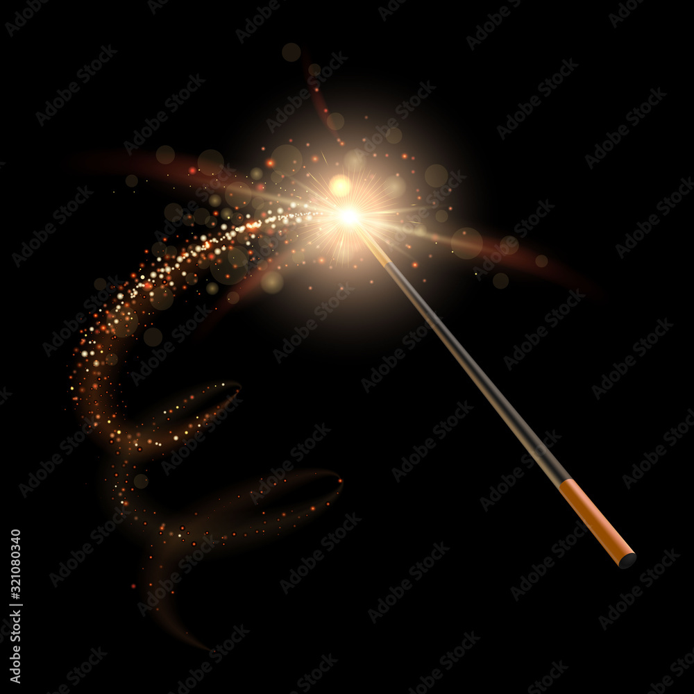 Glitter magic wand cheap