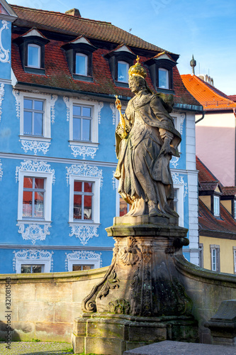 Bamberg. Statue of St. Kunigunda.