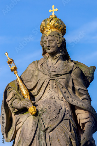 Bamberg. Statue of St. Kunigunda. photo